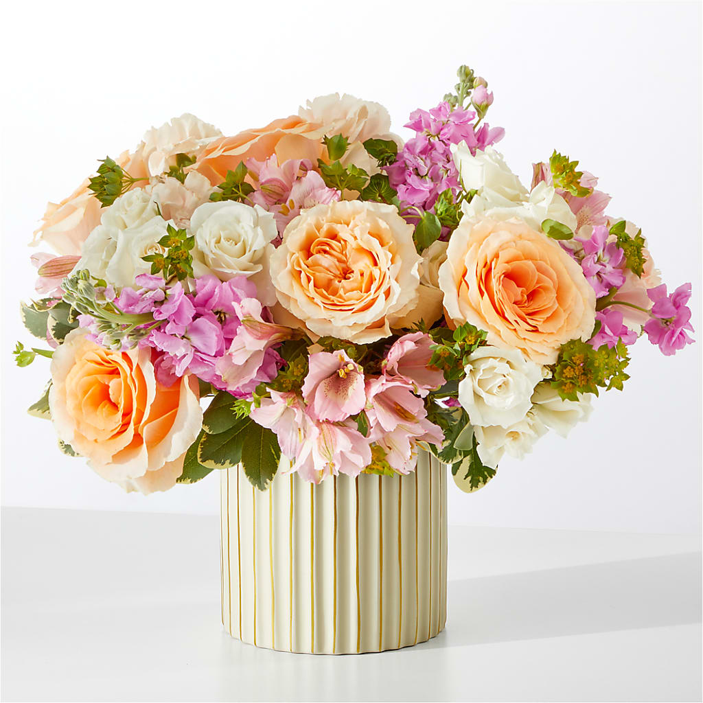 Paradise Bouquet with Ivory Vase – Coleman Brothers Flowers Inc, Richmond VA