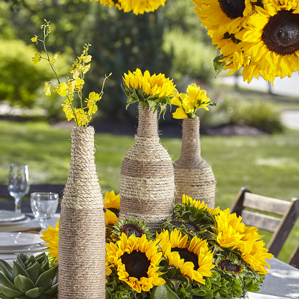 Sublime Garden Centerpiece – Coleman Brothers Flowers Inc, Richmond VA