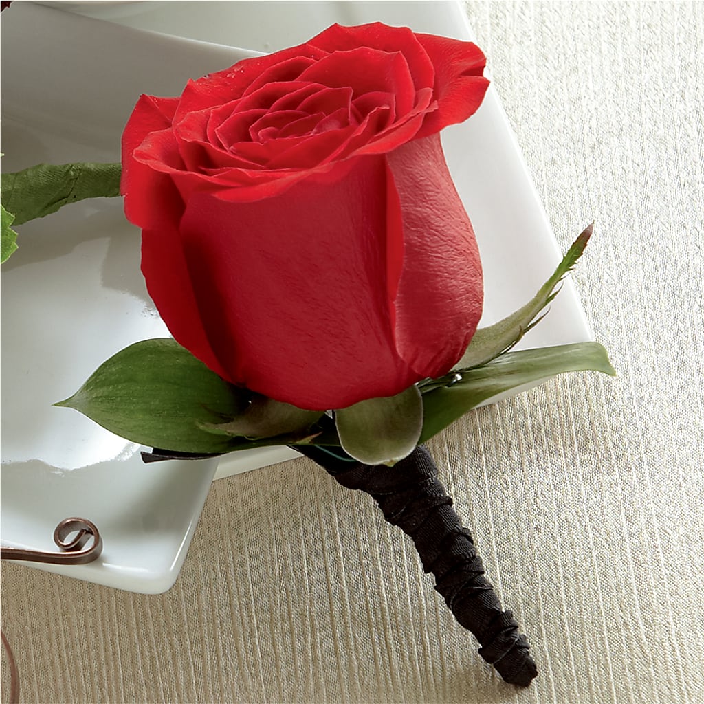 Red Rose Boutonniere – Coleman Brothers Flowers Inc, Richmond VA