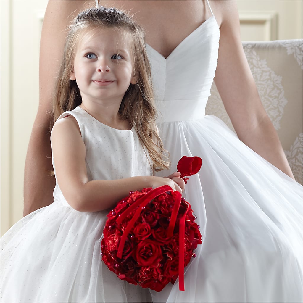 Pure at Heart Flower Girl Arrangement – Coleman Brothers Flowers Inc, Richmond VA