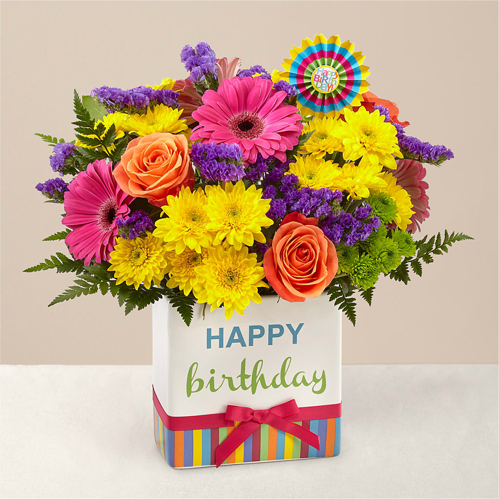 Birthday Brights BouquetColeman Brothers Flowers Inc