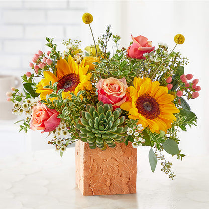 Sunflower Season Bouquet –  Coleman Brothers Flowers Inc, Richmond VA