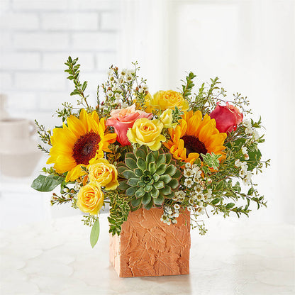 Sunflower Season Bouquet –  Coleman Brothers Flowers Inc, Richmond VA