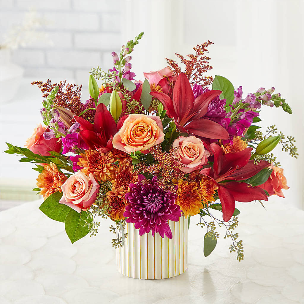 Burgundy Landscape Bouquet –  Coleman Brothers Flowers Inc, Richmond VA