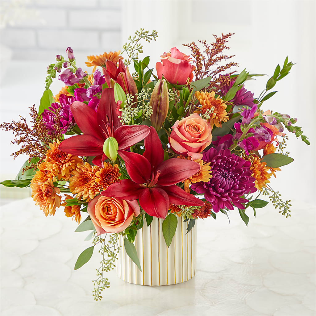 Burgundy Landscape Bouquet –  Coleman Brothers Flowers Inc, Richmond VA