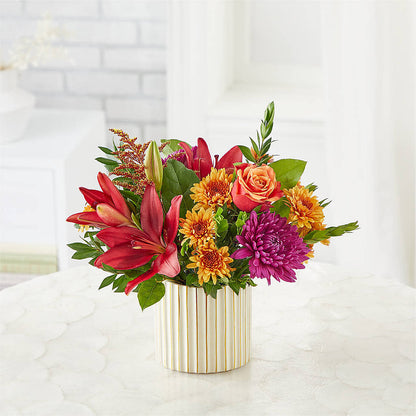 Burgundy Landscape Bouquet –  Coleman Brothers Flowers Inc, Richmond VA