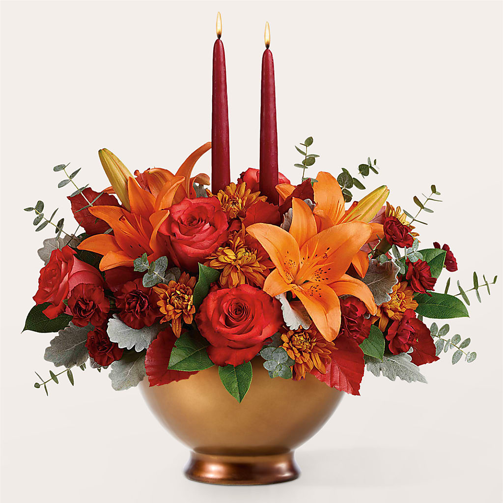 Fruits of Fall Centerpiece –  Coleman Brothers Flowers Inc, Richmond VA