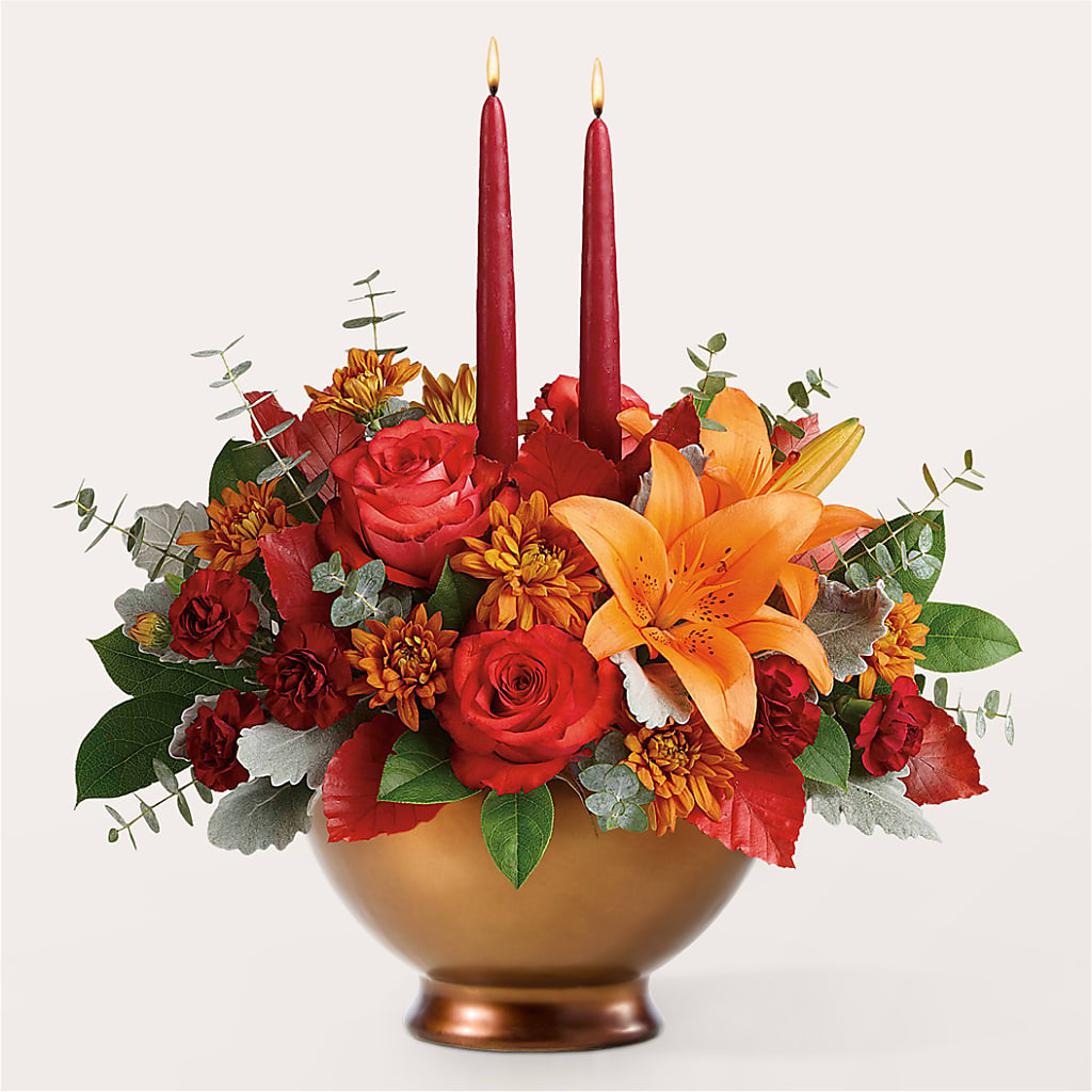 Fruits of Fall Centerpiece –  Coleman Brothers Flowers Inc, Richmond VA