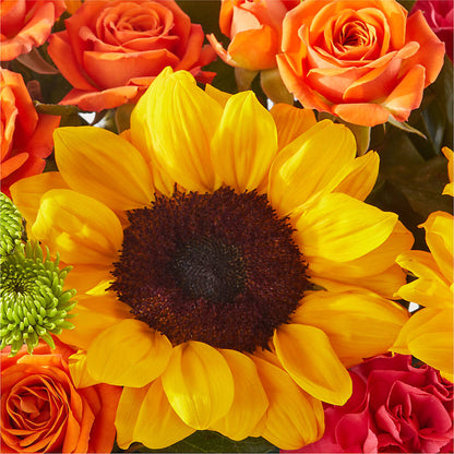 Sun-drenched Blooms Box Bouquet –  Coleman Brothers Flowers Inc, Richmond VA