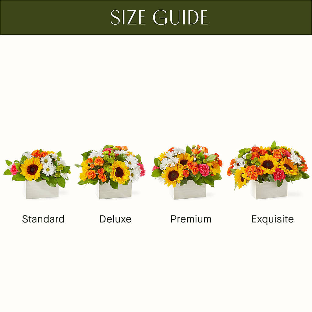 Sun-drenched Blooms Box Bouquet –  Coleman Brothers Flowers Inc, Richmond VA