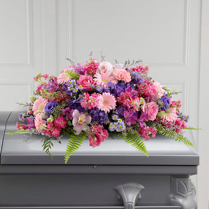 Glorious Garden Casket Spray –  Coleman Brothers Flowers Inc, Richmond VA