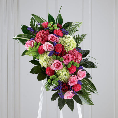 Refreshing Mix Standing Spray –  Coleman Brothers Flowers Inc, Richmond VA