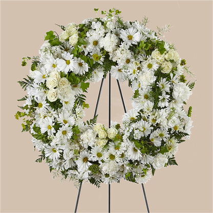 Faithful Wishes Wreath –  Coleman Brothers Flowers Inc, Richmond VA