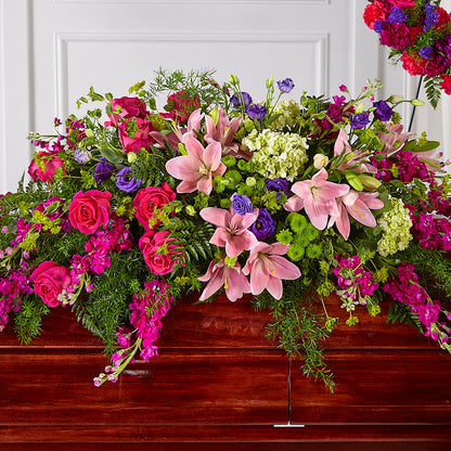 Radiant Tribute Casket Spray –  Coleman Brothers Flowers Inc, Richmond VA