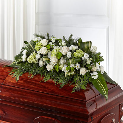 Hopeful Gesture Casket Spray –  Coleman Brothers Flowers Inc, Richmond VA