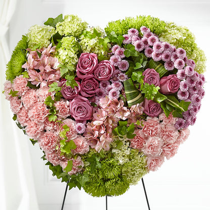 Heartwarming Standing Heart –  Coleman Brothers Flowers Inc, Richmond VA