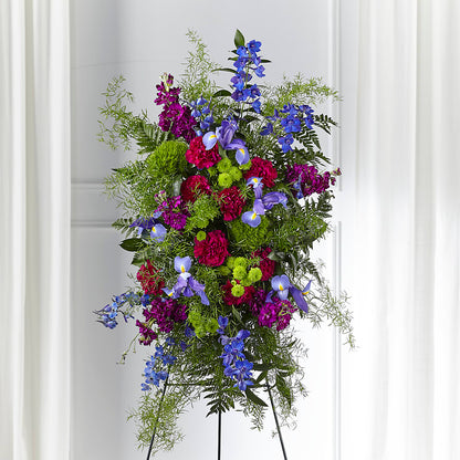 Heavenly Skies Standing Spray –  Coleman Brothers Flowers Inc, Richmond VA