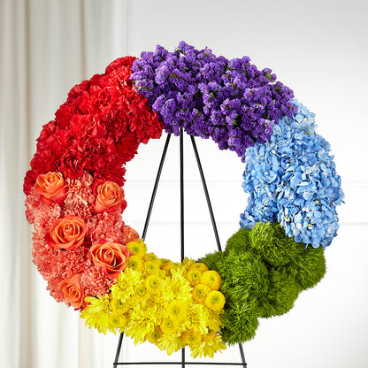 Circle of Love Wreath –  Coleman Brothers Flowers Inc, Richmond VA