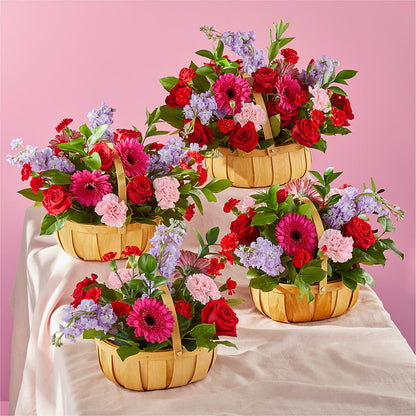 Pink Picnic Basket –  Coleman Brothers Flowers Inc, Richmond VA