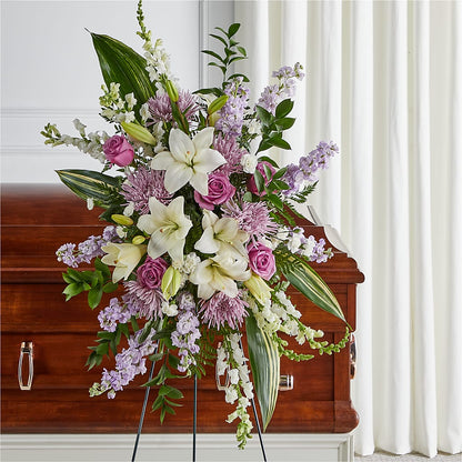 Grateful Hearts Standing Spray –  Coleman Brothers Flowers Inc, Richmond VA