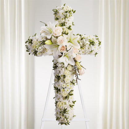 Spiritual Guidance Standing Spray –  Coleman Brothers Flowers Inc, Richmond VA