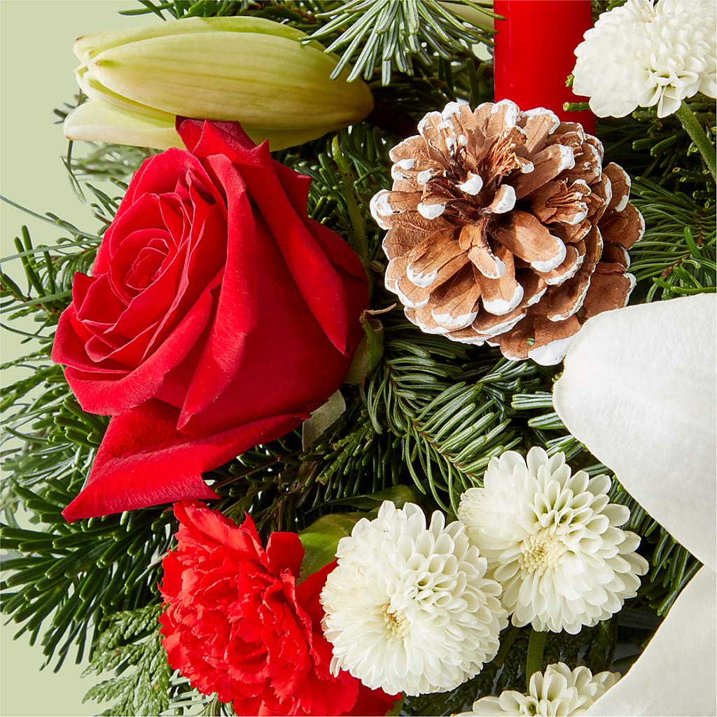 Seasonal Festivities Centerpiece –  Coleman Brothers Flowers Inc, Richmond VA