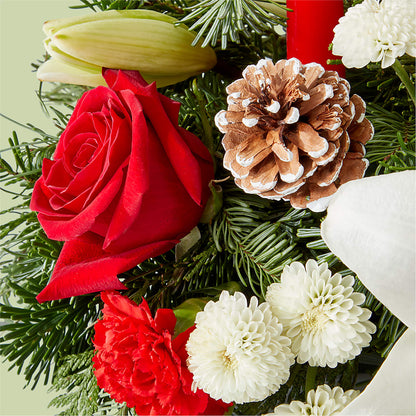 Seasonal Festivities Centerpiece –  Coleman Brothers Flowers Inc, Richmond VA