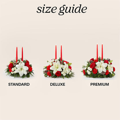 Seasonal Festivities Centerpiece –  Coleman Brothers Flowers Inc, Richmond VA