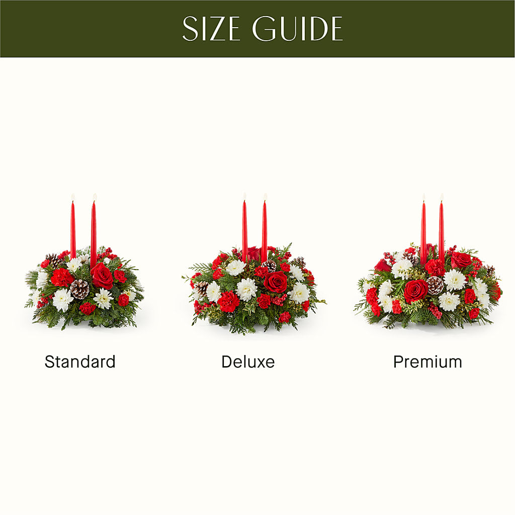 Holiday Soiree Centerpiece –  Coleman Brothers Flowers Inc, Richmond VA
