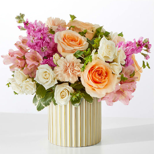Paradise Bouquet with Ivory Vase –  Coleman Brothers Flowers Inc, Richmond VA