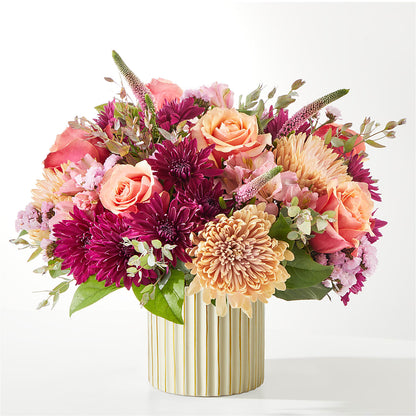 Berry Cobbler Bouquet with Ivory Vase –  Coleman Brothers Flowers Inc, Richmond VA