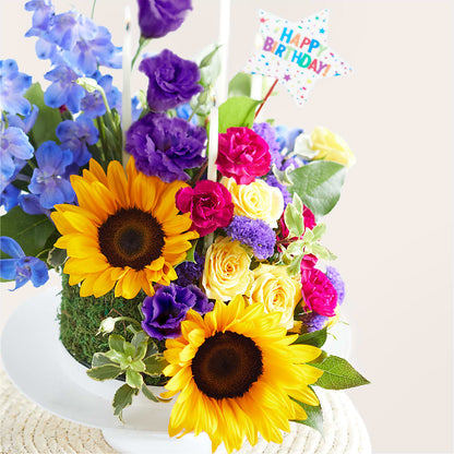 Star of the Day Floral Cake –  Coleman Brothers Flowers Inc, Richmond VA