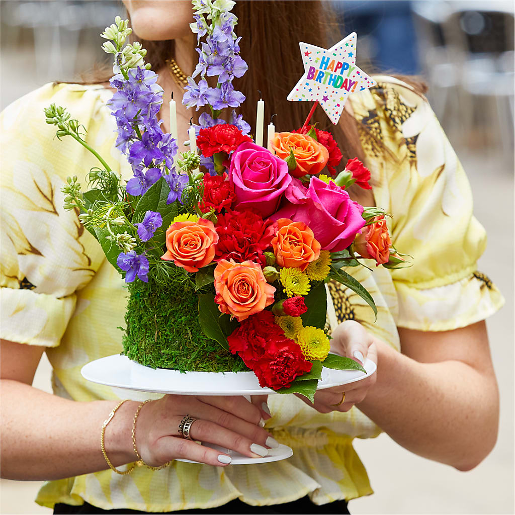 Best Year Yet Floral Cake –  Coleman Brothers Flowers Inc, Richmond VA