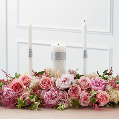 Worldwide Romance Unity Candle Arrangement –  Coleman Brothers Flowers Inc, Richmond VA