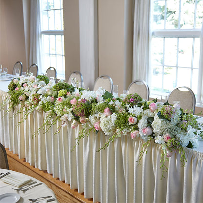 State of Joy Head Table Arrangement –  Coleman Brothers Flowers Inc, Richmond VA