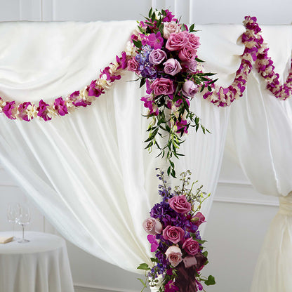 Color & Light Chuppah Decor –  Coleman Brothers Flowers Inc, Richmond VA