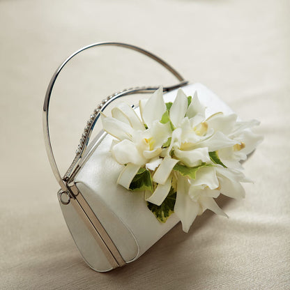White Purse Decor –  Coleman Brothers Flowers Inc, Richmond VA